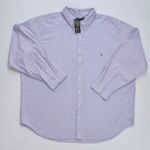 Polo Ralph Lauren 3XB Classic Fit Purple Button Down NWT